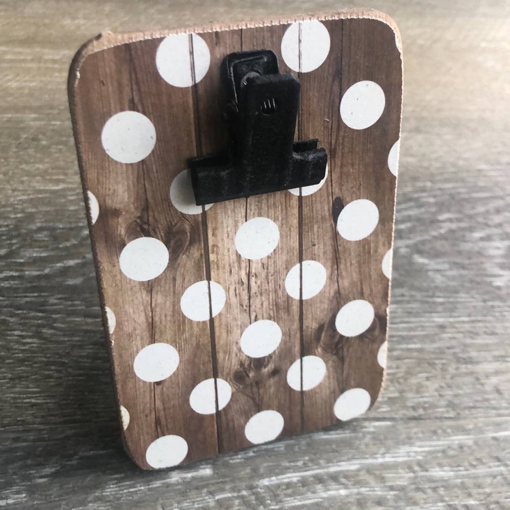 Rustic Wood Frame/Holder - small